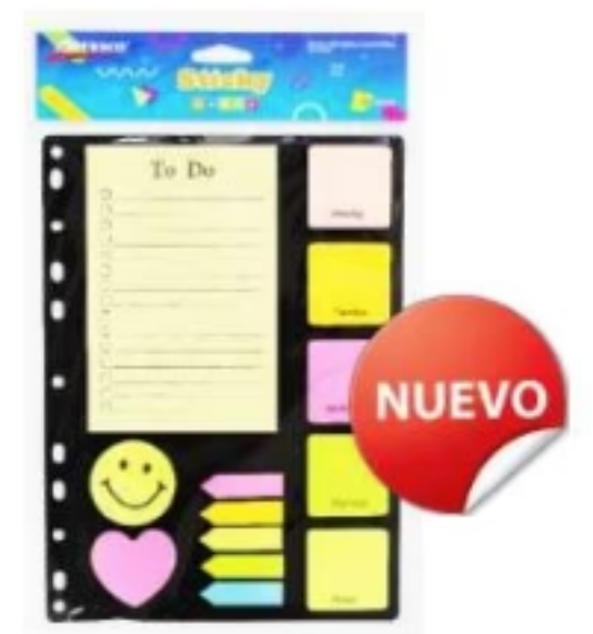 JUEGO NOTAS ADHESIVAS 13/1 BLISTER