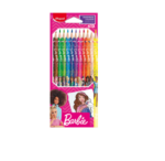 JUEGO DE LAPICES DE COLORES BARBIE 12/1