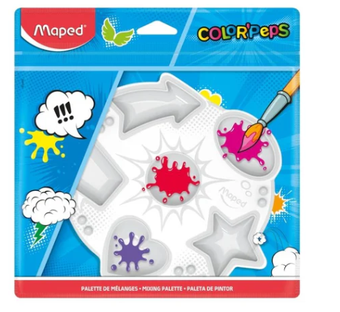 PALETA PLASTICA P/PINTAR COLOR PEPS