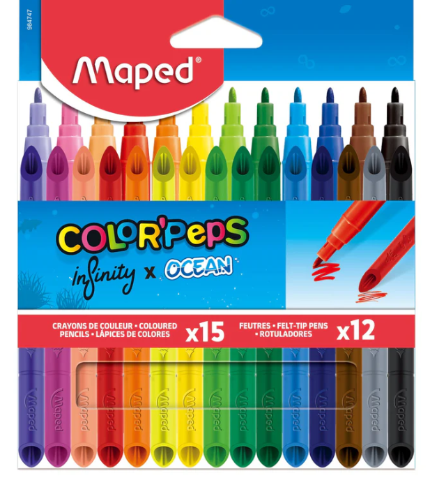 53 021 00044 LAPICES DE COLORES COLORPEPS INFINITY X OCEAN - Imagen 1
