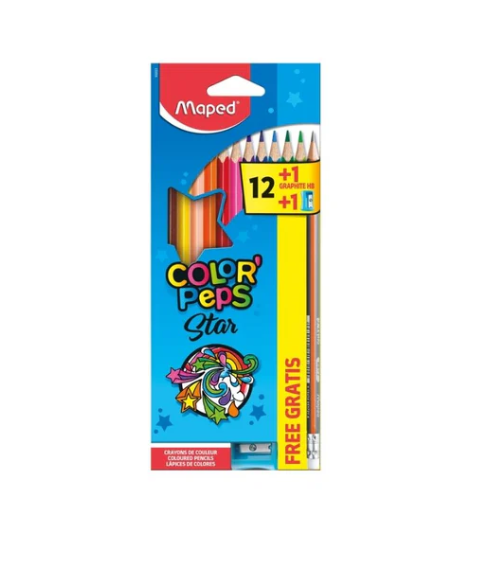 JUEGO LAPICES COLORES COLOR PEPS STAR 12/1 C/OFERTA