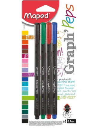 FELPAS GRAPHPEPS 4/1 CLASICO SURTIDO