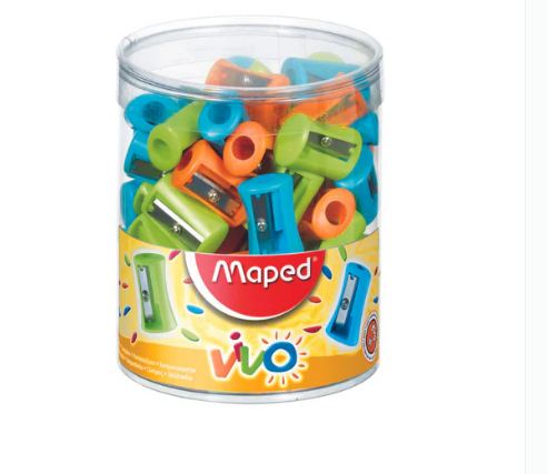 SACAPUNTAS PLASTICOS VIVO (display)