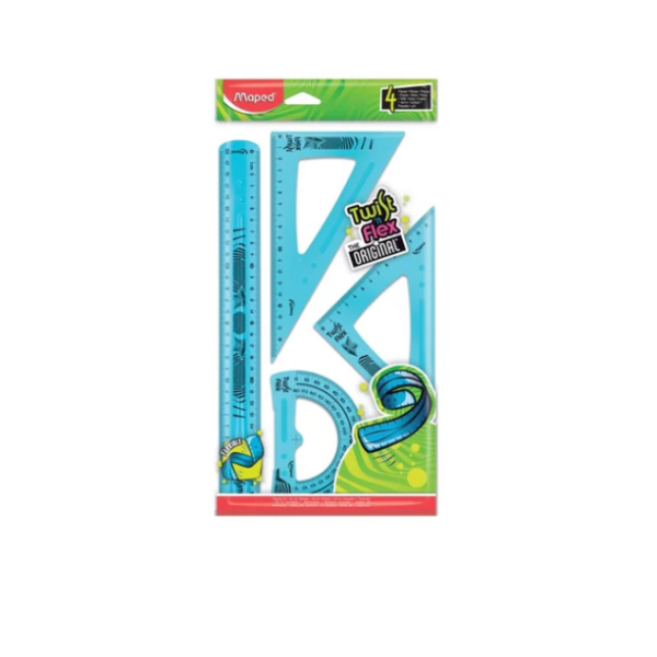 JUEGO GEOMETRICO 30 CM 4/1 TWISTNFLEX BL