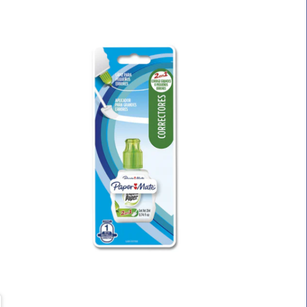 CORRECTOR LIQUIDO 2 in 1 (Pen & Brush Combo) BLISTER