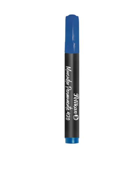 MARCADOR PERMANENTE 420 AZUL