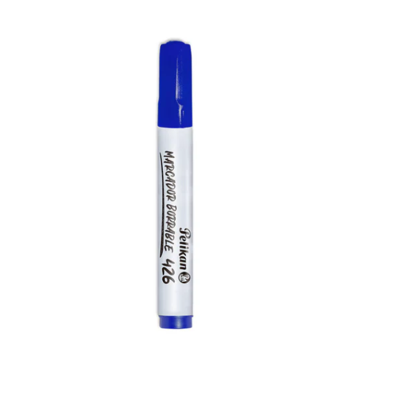 MARCADOR BORRABLE P/PIZARRA 426 AZUL