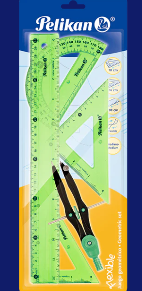 JUEGO GEOMETRICO FLEX MED. 5PZAS