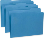 FOLDERS MANILA (8.5 X 11) AZUL 125/1