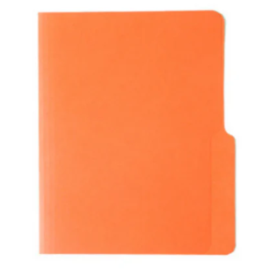 FOLDERS MANILA (8.5 X 11) NARANJA 125/1