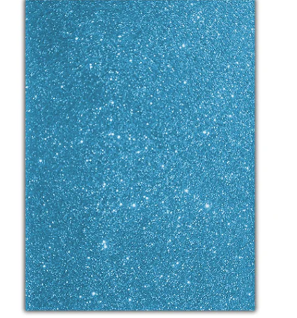 FOAMY SMARTY GLITTER EVA (8.5 X 11) AZUL