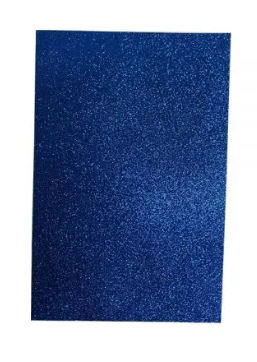 FOAMY SMARTY GLITTER EVA (8.5 X 11) AZUL MARINO