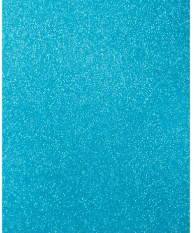 FOAMY SMARTY GLITTER EVA (8.5 X 11) AZUL TURQUESA