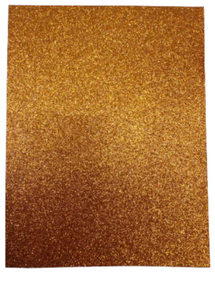 FOAMY SMARTY GLITTER EVA (8.5 X 11) BRONCE