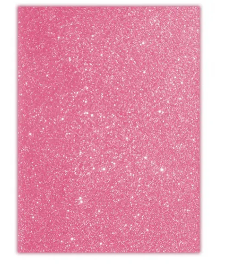FOAMY SMARTY GLITTER EVA (8.5 X 11) ROSA