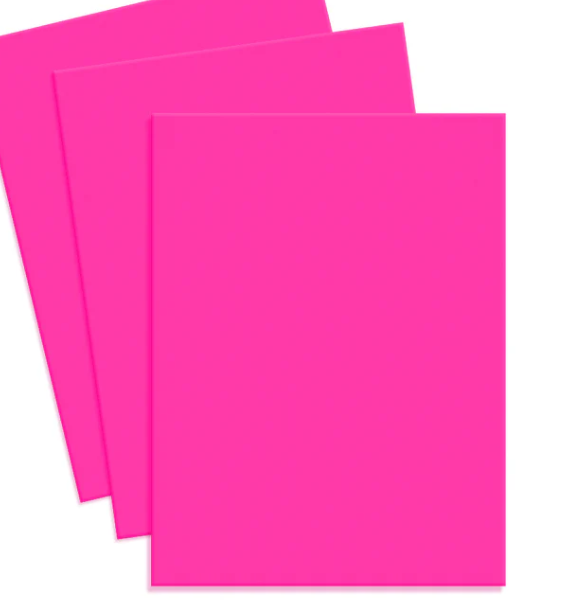 FOAMY SMARTY LISO EVA (8.5 X 11) ROSA FUSCIA