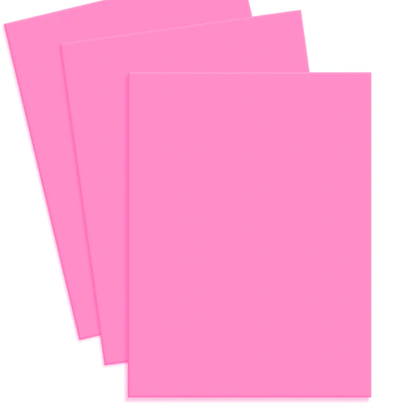 FOAMY SMARTY LISO EVA (8.5 X 11) ROSADO
