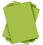 PAPEL BOND 20 (8.5"X11") 100/1 PASTEL VERDE