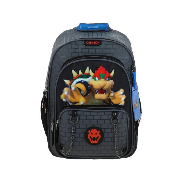 Mochila Chenson Grande Mario Bros Chenson Gris XXVI