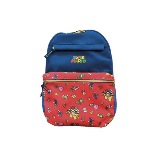 Mochila Chenson Grande Mario Bros Palace Azul