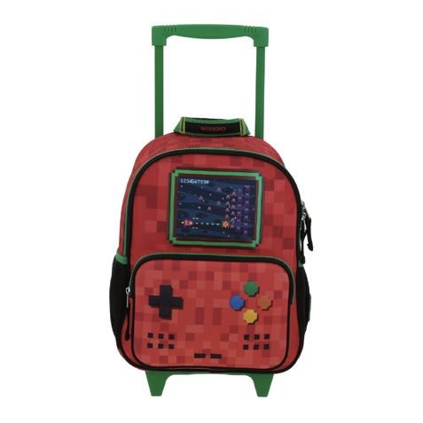 Mochila Con Ruedas Chenson Pequeñas Original Galaga Rojo XXV