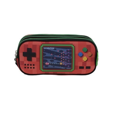 Estuche para Lápices Chenson Original Galaga Rojo XXV