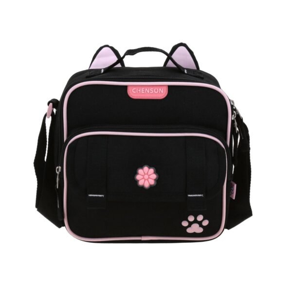 Lonchera Térmica Chenson Happy Girl Kitty Negra XXVI