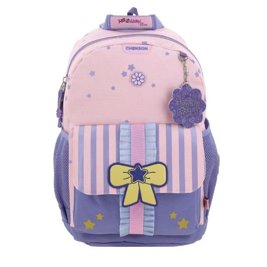Mochila Chenson Grande Happy Girl Rosa XXV