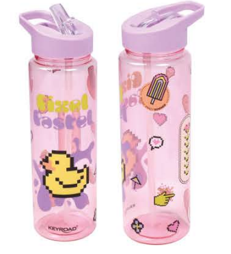 Termo 750 ml para niña Pixel Pastel