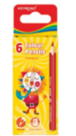 Lapiz de colores cortos triang. 6/1