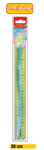 Regla 30 cm, Deco print, doble graduacion UV, cm/ inch. impression