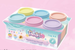 Modelling Dough, 6 x 75 g. - Colores pastel