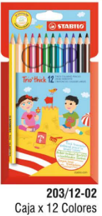 Lapiz de color Trio Est. 12/1