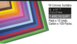 Foami 8½ x 11 10/1 Colores Surtidos
