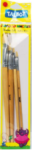 Pincel Set de 4ud planos. 2,4,8,12