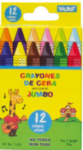 Crayones de Cera Jumbo 12/1