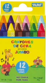 Crayones de Cera Jumbo 12/1