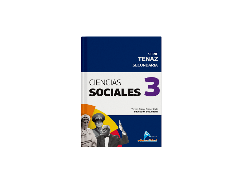 55 034 00027 CIENCIAS SOCIALES 3 SECUNDARIA, Serie Tenaz - Imagen 1