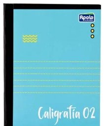 Cuaderno Caligrafia Second Cosido Apolo 200P