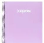 Cuaderno Cátedra Tapa Dura Pastel 6 Materias