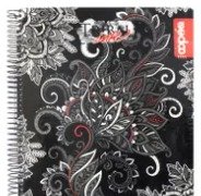 Cuaderno Cátedra Espiral Tapa Dura Tribal Ink 6 Materias
