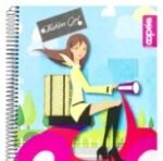 Cuaderno Cátedra Espiral Tapa Dura Fashion Girl 6 Materias