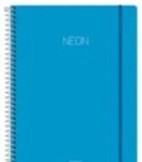 Cuaderno Cátedra Tilibra Neon Azul 10 Divisiones