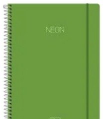 Cuaderno Cátedra Tilibra Verde 10 Divisiones 200 Hojas