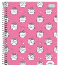 Cuaderno Cátedra Tilibra Pepper Femenino 10 Divisiones